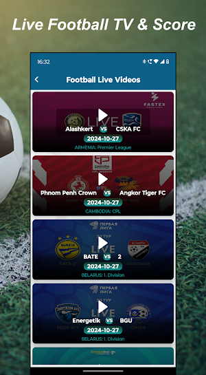 Live Football TV HD Streaming Screenshot 1