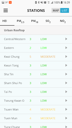 Hedley Environmental Index Screenshot 3