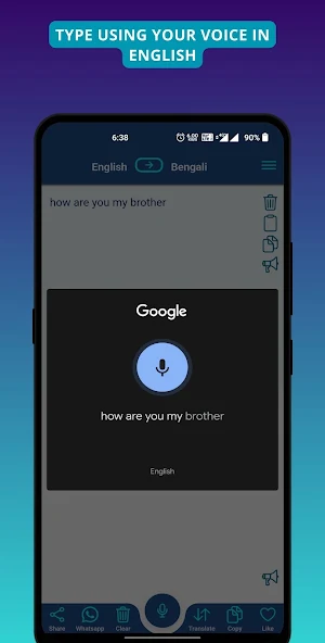Bengali - English Translator Screenshot 2