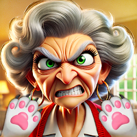 Naughty Gran VS Bad Cat Sim