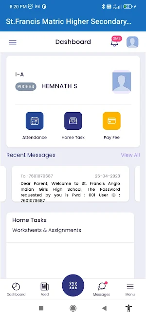 St. Francis School - Saram Screenshot 1