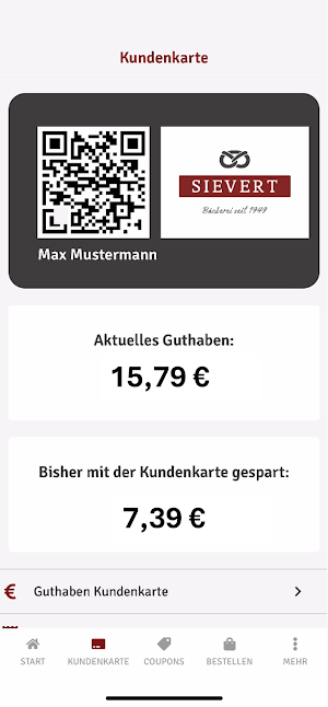 Bäckerei Sievert Screenshot 1