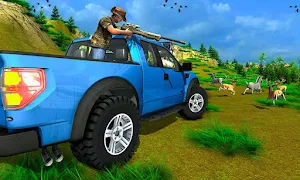 Animal Hunters- Safari Jeep Driving Screenshot 0