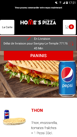 HOME S PIZZA Screenshot 2