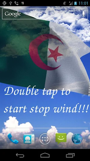 Algeria Flag Live Wallpaper Screenshot 1
