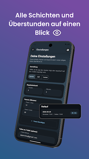 Stempeluhr – Zeiterfassung Screenshot 1