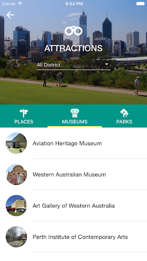 Perth Travel - Pangea Guides Screenshot 1