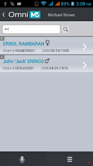 OmniMD  EHRLite Screenshot 2