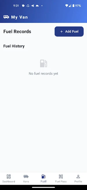 Van: Service & Fuel Tracker Screenshot 2