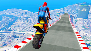 Superhero Bike Race Games Screenshot 2