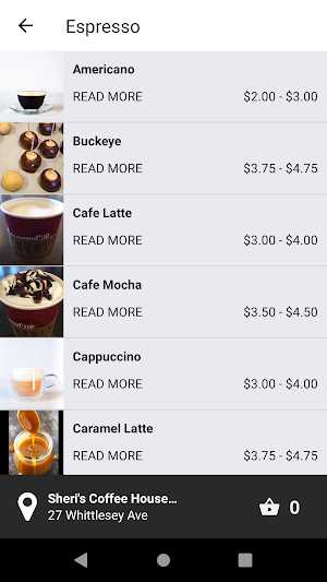 Sheri's Coffee House Screenshot 2