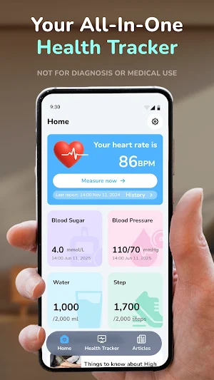 HeartSense-HealthTracker Screenshot 0