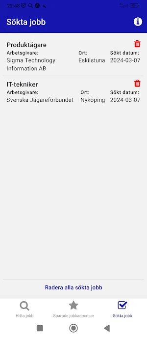 Jobbanken - sök jobb Screenshot 3
