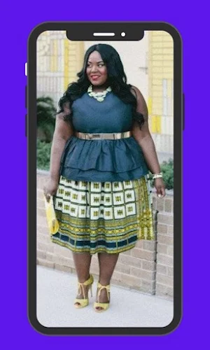 Ankara Plus Size Dress Screenshot 1