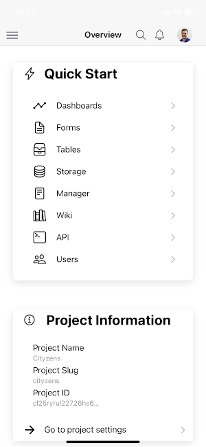 Information Hub Screenshot 1