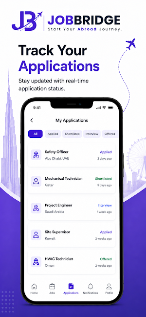 Job Bridge - Abroad Jobs Screenshot 3