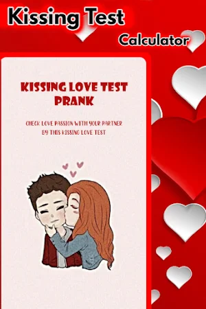 Kissing Test Calculator Prank Screenshot 0