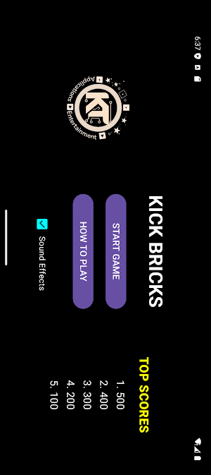 Kick Bricks Screenshot 1