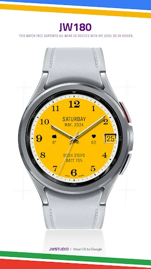 JW180 jwstudio watchface Screenshot 0