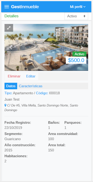 GestInmueble - Real Estate Screenshot 1