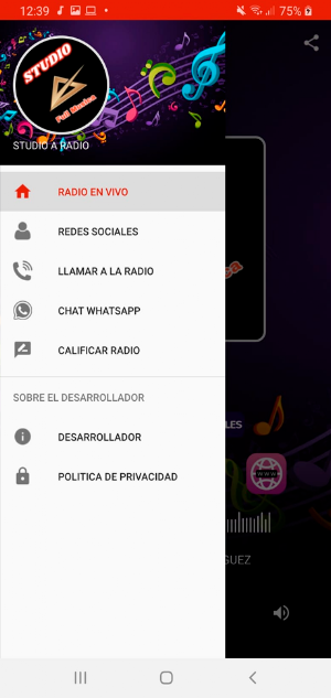STUDIO A RADIO Screenshot 2