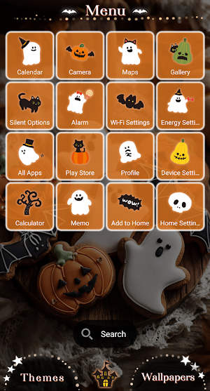 Halloween Cookies Theme +HOME Screenshot 1