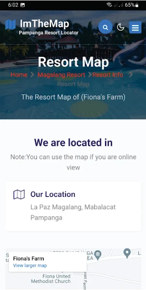 ImTheMap: Resort Locator App Screenshot 0