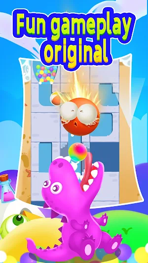 Dinosaurs Eating Balls Screenshot 1