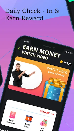 watch video and earn rewards Screenshot 3