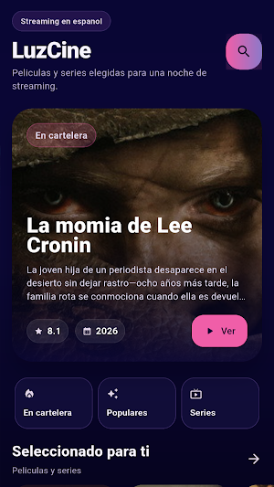 LuzCine: Peliculas y Series Screenshot 0