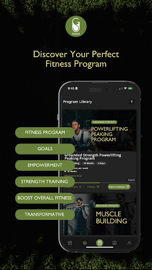 Grounded Strength Training App Screenshot 1