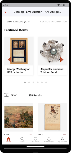 Circle Auction Screenshot 1