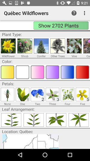 Québec Wildflowers Screenshot 0