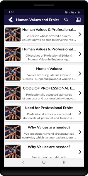Human Values and Ethics Screenshot 1