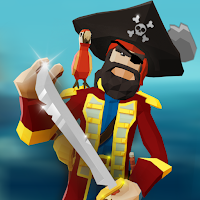 Pirates Island on Caribbean Sea Polygon