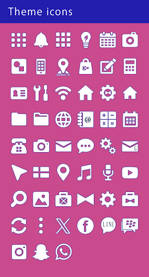 Gradient Mountain Range Theme Screenshot 3