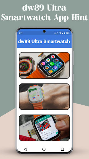 dw89 Ultra Smartwatch App Hint Screenshot 1