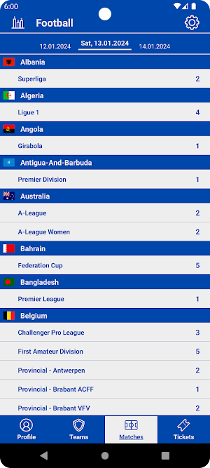 Football Stats Lite Screenshot 0