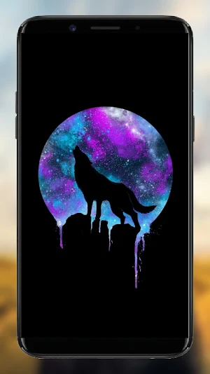 Galaxy Wild Wolf Wallpapers Screenshot 3