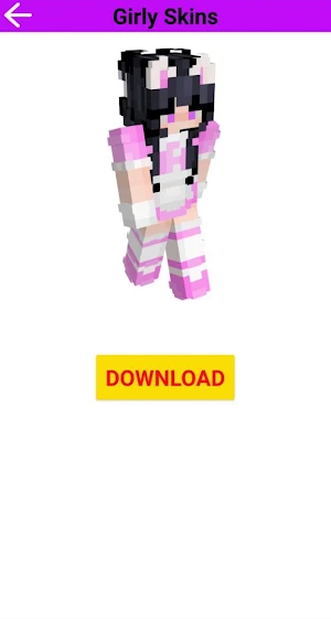 Girly Skins For Minecraft Screenshot 3