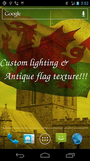 Welsh Flag Live Wallpaper Screenshot 1