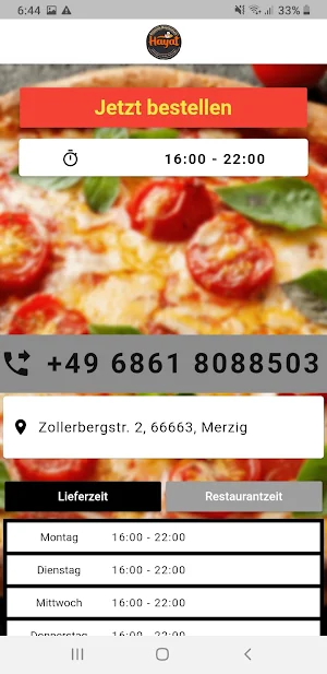 Hayat Pizzeria Screenshot 1