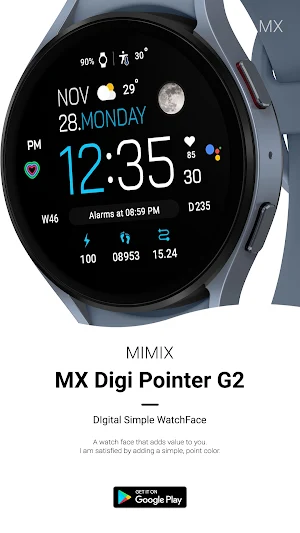MIMIX MX Pointer G2 Watchface Screenshot 0