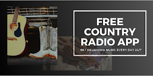 96.1 Fm Radio Stations Oklahoma City Country Music Screenshot 1