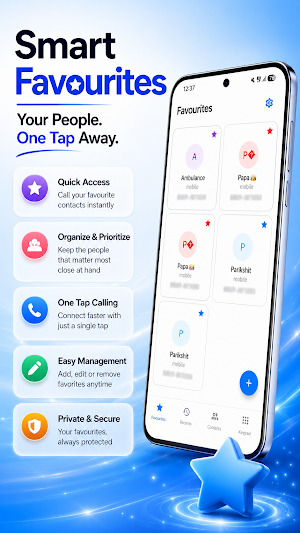 Easy Phone Dialer & Contacts Screenshot 1