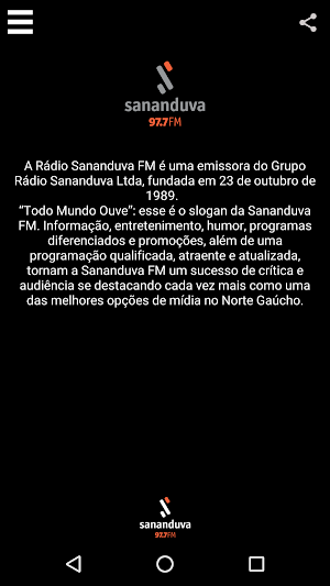 Rádio Sananduva 97.7 FM Screenshot 3