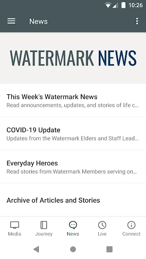 Watermark Community Church Screenshot 2