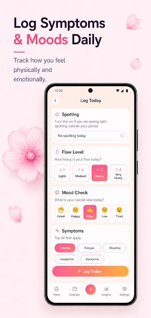 Blush: Period & Cycle Tracker Screenshot 2