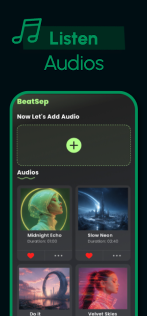 BeatSep: Offline Music Hub Screenshot 1