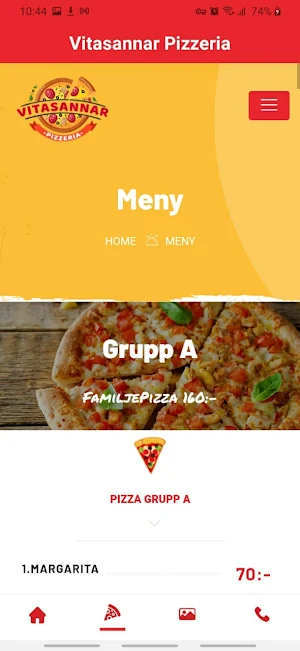 Vitasannar Pizzeria Screenshot 2